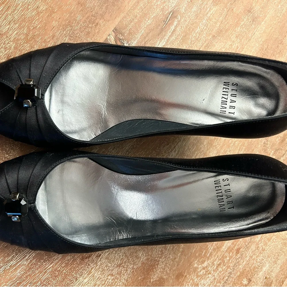Stuart Weitzman Satin Pumps size 8